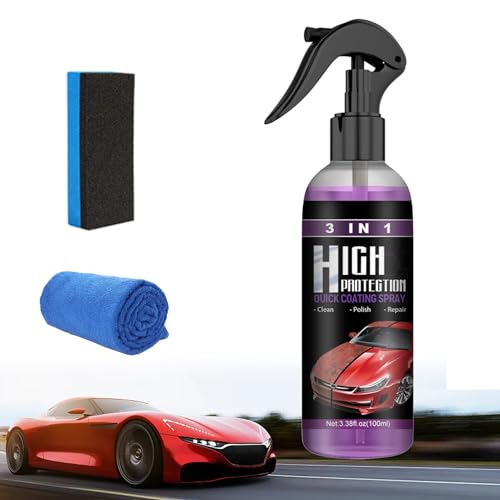 High Protection 3 in 1 Spray, 3 In 1 High Protection Spray, 3 in 1 High Protection Auto, Car Coating Spray (1 pcs) von TETGSET