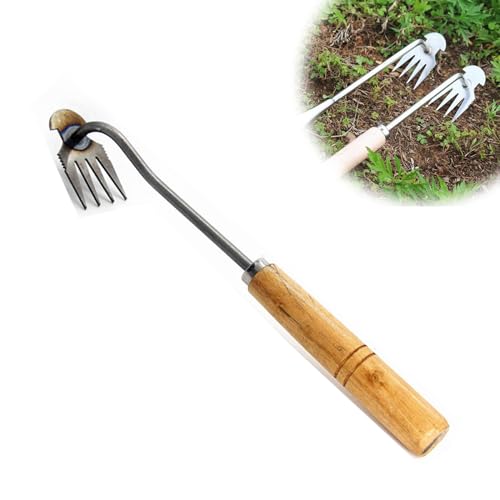 Unkrautstecher, Gartenarbeit Hand Unkrautstecher, Hand Unkrautstecher, Gartenarbeit Unkrautstecher, Gartenarbeit Hand Unkraut Entferner Gerät, Unkrautjäter Mit Stiel (36 cm lang) von TETGSET