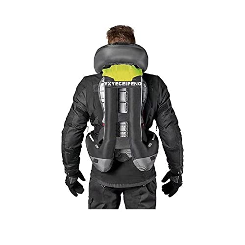 Motorrad Airbag Weste Reflektierende Motorradjacke Reflektierendes Band Auf Brust Und Rücken Leichte Aufblasbare Motorradweste for Motorräder, Fahrräder, Reitausrüstung ( Color : Black , Size : XX-Lar Motorrad Airbag Weste Reflektierende Motorradjacke Reflektierendes Band Auf Brust Und Rücken Leichte Aufblasbare Motorradweste for Motorräder, Fahrräder, Reitausrüstung ( Color : Black , Size : XX-Lar von TETHY