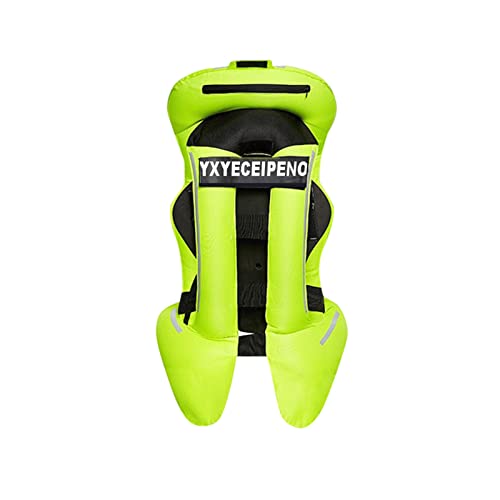 Motorrad Airbag Weste Reflektierende Motorradjacke Reflektierendes Band Auf Brust Und Rücken Leichte Aufblasbare Motorradweste for Motorräder, Fahrräder, Reitausrüstung ( Color : Green , Size : L ) Motorrad Airbag Weste Reflektierende Motorradjacke Reflektierendes Band Auf Brust Und Rücken Leichte Aufblasbare Motorradweste for Motorräder, Fahrräder, Reitausrüstung ( Color : Green , Size : L ) von TETHY