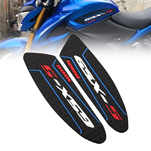 TETHY Anti-Rutsch-Aufkleber Tank Traction Pads Motorrad Seitenaufkleber Gas Kniegriffschutz Für Suzuki GSX S750 GSX-S 750 GSX-S1000 Aufkleber (Color : GSX-S1000(A)) von TETHY