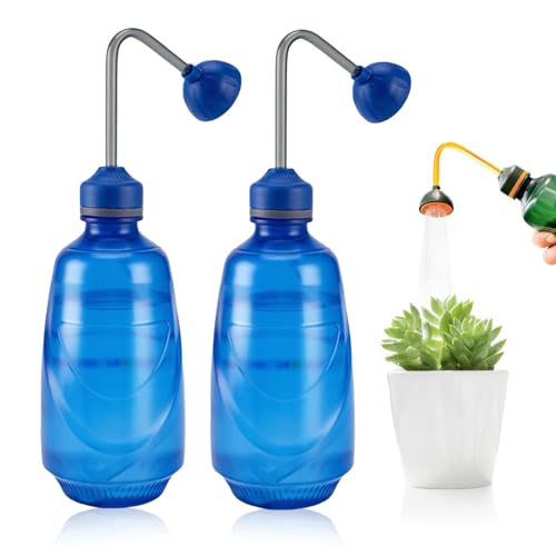 Gießkanne Klein für Keimlinge, 450ml 2-in-1Ballbrause mit Brausekopf oder Feinstrahl-Düse, Mini Gießkanne Zimmerpflanzen, Kleine Giesskanne Gießball Brause für Pflanzen Bonsai und Samen (2, Blau) Gießkanne Klein für Keimlinge, 450ml 2-in-1Ballbrause mit Brausekopf oder Feinstrahl-Düse, Mini Gießkanne Zimmerpflanzen, Kleine Giesskanne Gießball Brause für Pflanzen Bonsai und Samen (2, Blau) von TETSMG