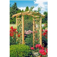 Holz Rosenbogen Pergola ca. B134 x H230 x T100 cm, Durchgang ca. 100 cm von TETZNER & JENTZSCH