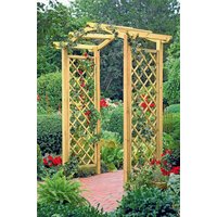 Holz Rosenbogen Pergola ca. B154 x H230 x T100 cm, Durchgang ca. 110 cm von TETZNER & JENTZSCH