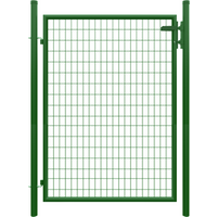 TETZNER & JENTZSCH - Metall Einzeltor B1250 x H1700 mm inkl. Pfosten + Beschlägen RAL6005 grün von TETZNER & JENTZSCH