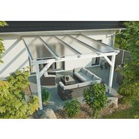 TETZNER & JENTZSCH - Terrassenüberdachung Komplettset - "POLY BREITKAMMER 4080 x 3000 mm" von TETZNER & JENTZSCH