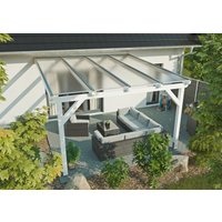 TETZNER & JENTZSCH - Terrassenüberdachung Komplettset - "POLY BREITKAMMER 4080 x 3500 mm" von TETZNER & JENTZSCH