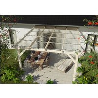 TETZNER & JENTZSCH - Terrassenüberdachung Komplettset - "TEJEMACRO Wabe klar 2940 x 3000 mm" von TETZNER & JENTZSCH