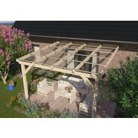 Terrassenüberdachung Komplettset - "TEJEMACRO klar 5320 x 4000 mm" von TETZNER & JENTZSCH