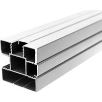 WOLLBACH-ALU-Pfosten 68 x 68 x 2400 mm, silberfarbend von TETZNER & JENTZSCH