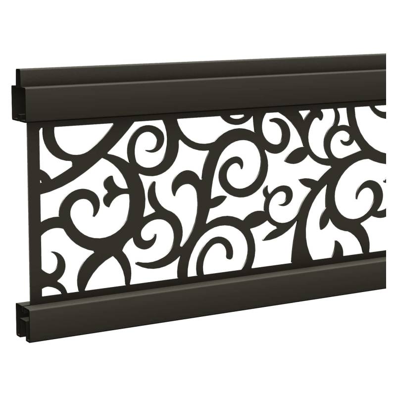 ECOSTECK-Gitterfüllung Ranken ANTHRAZIT von TETZNER & JENTZSCH