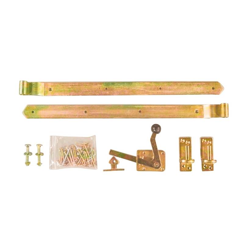 Einzeltor-Beschlag gelb verzinkt Einzeltor-Beschlag gelb verzinkt von TETZNER & JENTZSCH