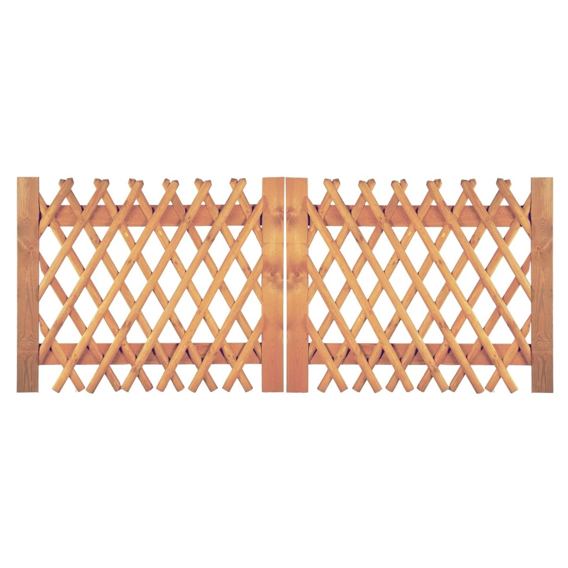 Jägerzaun Doppeltor Latten 55 mm, kdi braun Jägerzaun Doppeltor Latten 55 mm, kdi braun von TETZNER & JENTZSCH