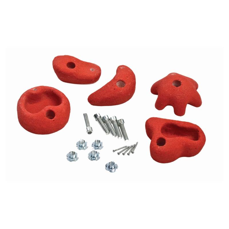 Klettersteine rot, 5 Steine/ Set Klettersteine rot, 5 Steine/ Set von TETZNER & JENTZSCH