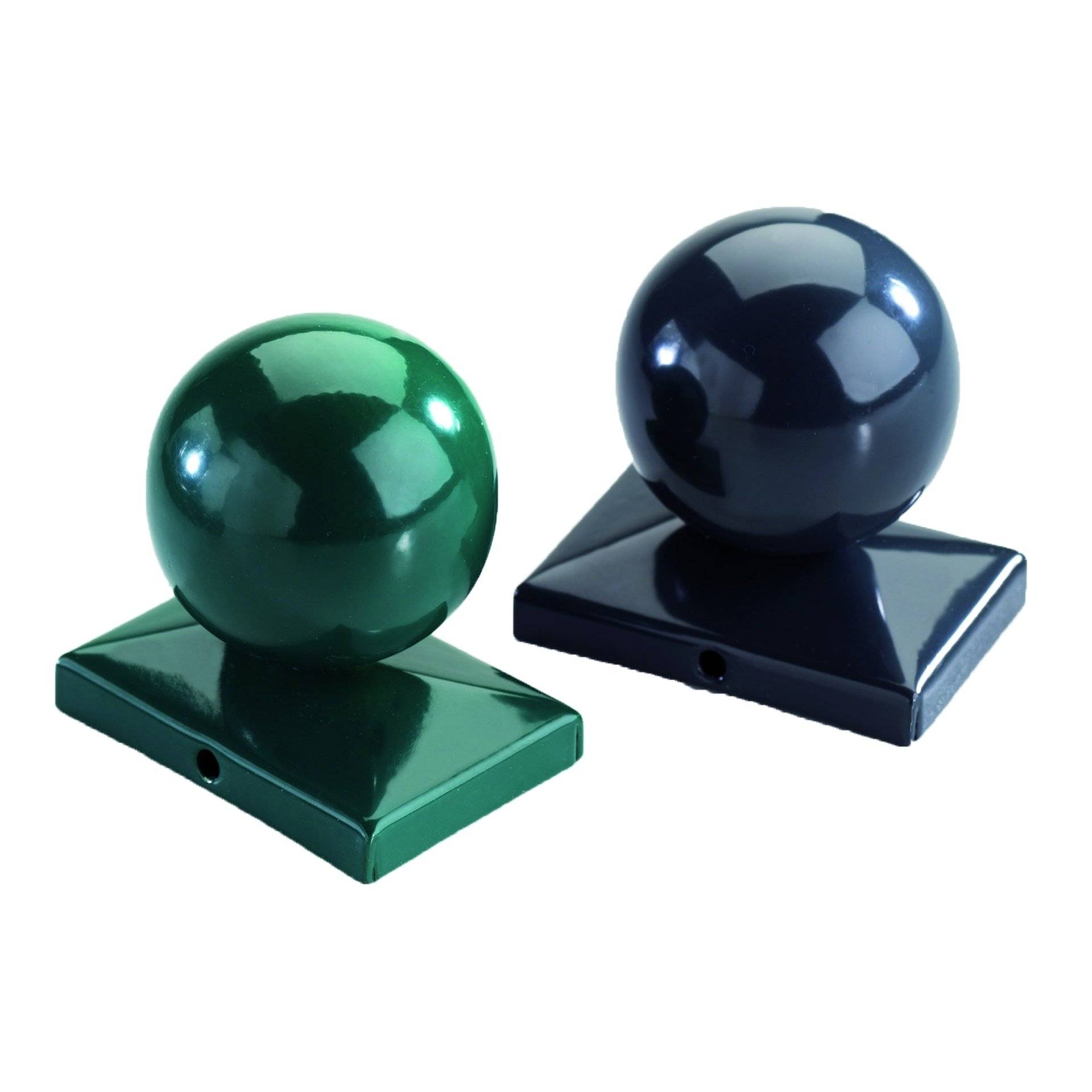 Kugel f. Doppelstabmatten RAL 6005 grün für Pfosten 80/40 mm Kugel f. Doppelstabmatten RAL 6005 grün für Pfosten 80/40 mm von TETZNER & JENTZSCH