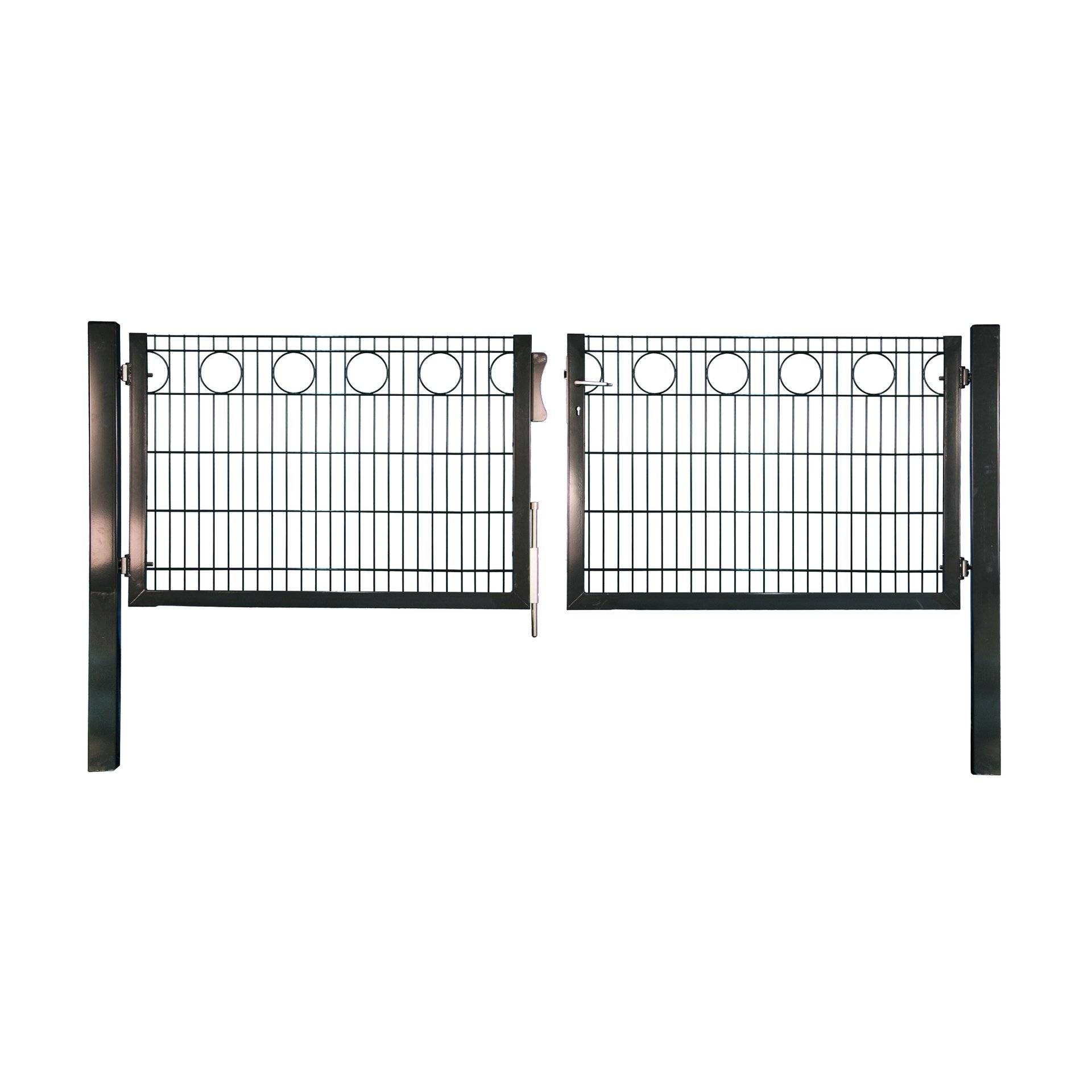 RONDO Doppeltor RAL 7016 anthrazit inkl. Pfosten RONDO Doppeltor RAL 7016 anthrazit inkl. Pfosten von TETZNER & JENTZSCH