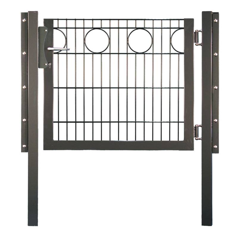 RONDO Einzeltor RAL 7016 anthrazit inkl. Pfosten und Beschlägen RONDO Einzeltor RAL 7016 anthrazit inkl. Pfosten und Beschlägen von TETZNER & JENTZSCH