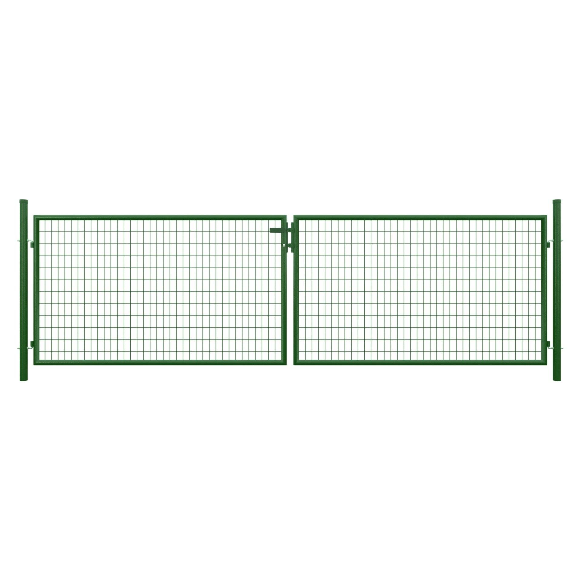 STRONG Doppeltor RAL 6005 grün 4000x1200 mm inkl. Pfosten + Beschläge MW 50/100 mm STRONG Doppeltor RAL 6005 grün 4000x1200 mm inkl. Pfosten + Beschläge MW 50/100 mm von TETZNER & JENTZSCH