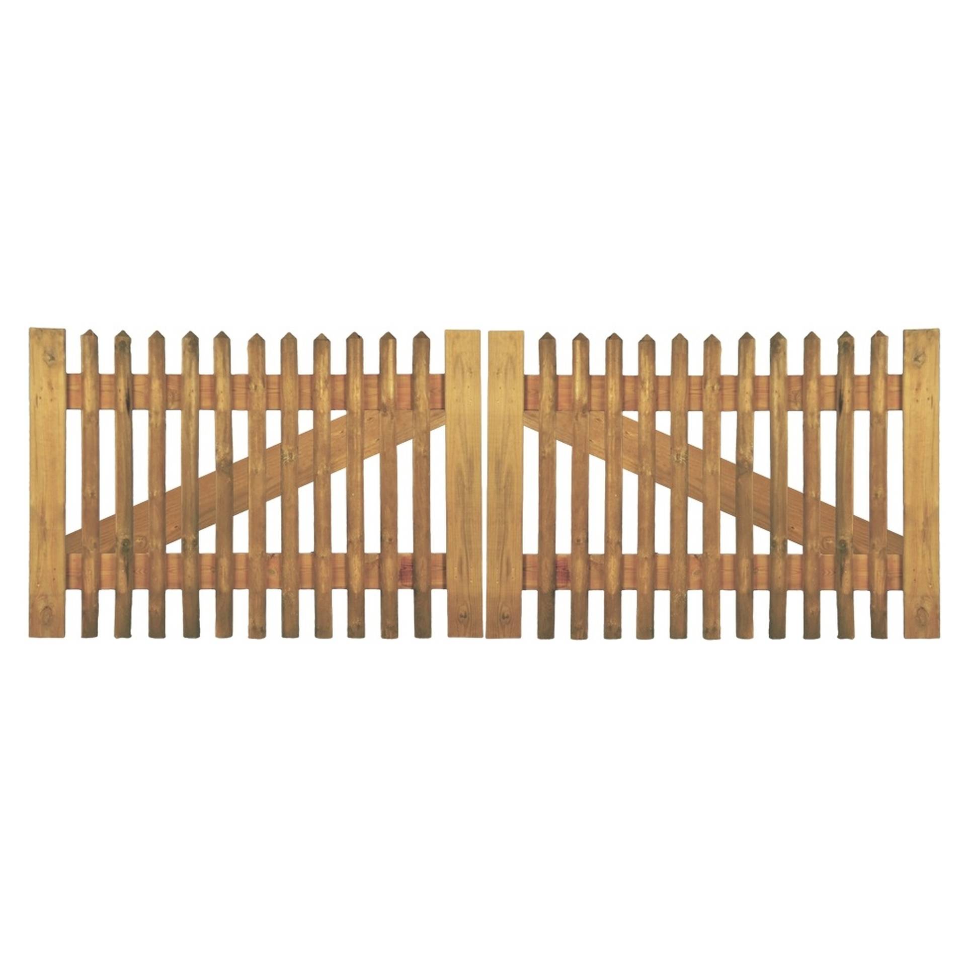 Senkrechtzaun Doppeltor Latten 55 mm Senkrechtzaun Doppeltor Latten 55 mm von TETZNER & JENTZSCH