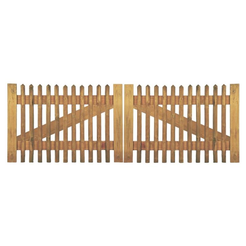 Senkrechtzaun Doppeltor Latten 55 mm Senkrechtzaun Doppeltor Latten 55 mm von TETZNER & JENTZSCH