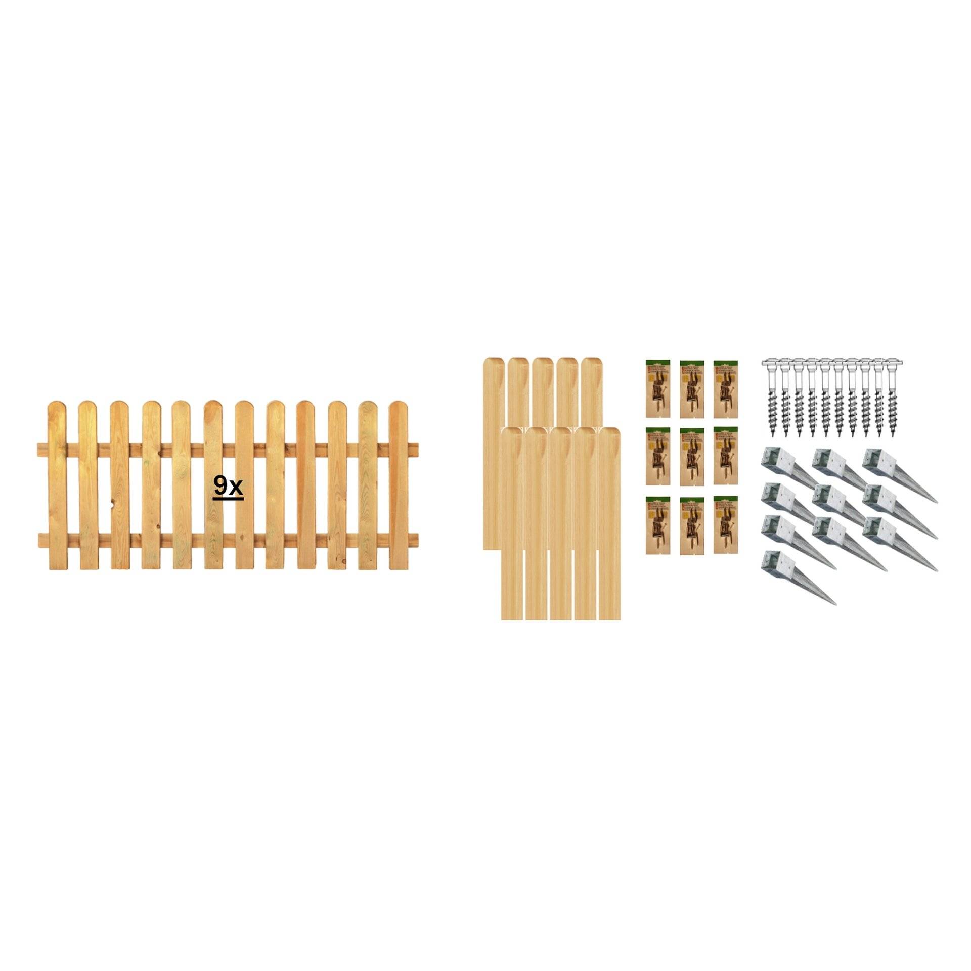 Sichtschutz Zaun-Set HOUSTON Sichtschutz Zaun-Set HOUSTON von TETZNER & JENTZSCH