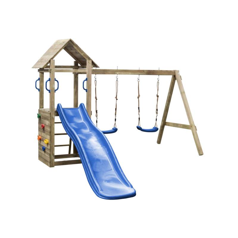 Spielturm MIA mit Doppelschaukel B 295xT 160xH 210 cm Spielturm MIA mit Doppelschaukel B 295xT 160xH 210 cm von TETZNER & JENTZSCH