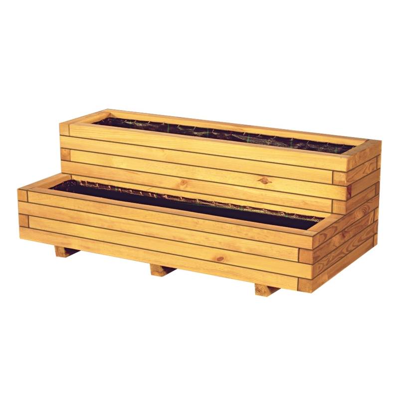 VITJA Blumenkübel 2 Stufen B 100xT 50xH 40 cm von TETZNER & JENTZSCH