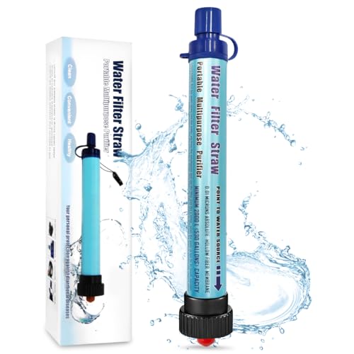 TEUEN Wasserfilter Outdoor 2000L Mini Tragbarer Camping Wasseraufbereitung Entfernt 99.99% Bakterien Filter auf 0,01 Microns für Wandern Trekking Reisen und Notbereitschaft TEUEN Wasserfilter Outdoor 2000L Mini Tragbarer Camping Wasseraufbereitung Entfernt 99.99% Bakterien Filter auf 0,01 Microns für Wandern Trekking Reisen und Notbereitschaft von TEUEN