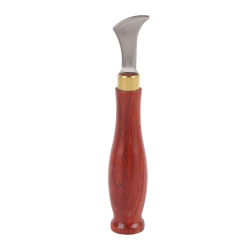 1.5mm Leather Edge Creaser Tool Wooden Handle Leathercraft Marking Pressing Tool for Decorative Lines and Stitching Guides Ideal for Leatherworkers Crafters, and Hobbyists 1.5mm Leather Edge Creaser Tool Wooden Handle Leathercraft Marking Pressing Tool for Decorative Lines and Stitching Guides Ideal for Leatherworkers Crafters, and Hobbyists von TEUOPIOE