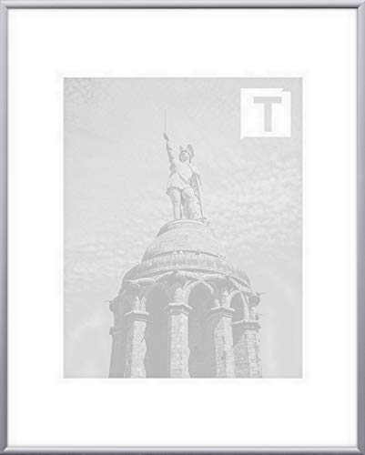 Aluminium Bilderrahmen Kollektion 51 x 71 cm Kimberly erschwinglich hier Silber matt mit Kunststoffglas Antireflex 2 mm von TEUTO BILDERRAHMEN