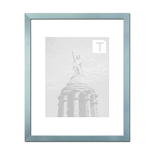 Holzwerkstoff Bilderrahmen Bernadette 40 x 40 cm, hier Türkis mit Kunststoffglas Antireflex 1mm Holzwerkstoff Bilderrahmen Bernadette 40 x 40 cm, hier Türkis mit Kunststoffglas Antireflex 1mm von TEUTO BILDERRAHMEN