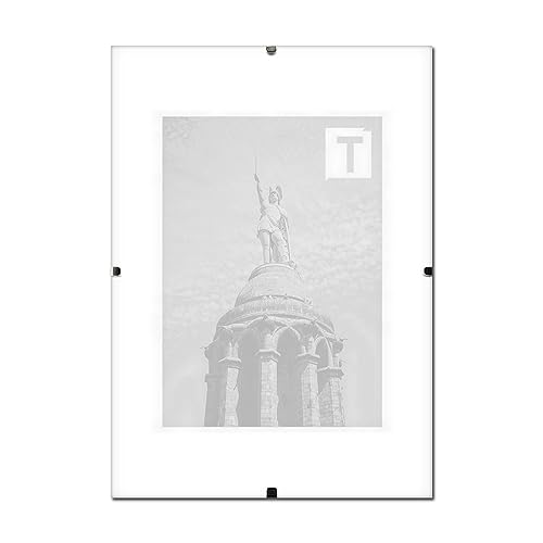 TEUTO BILDERRAHMEN Rahmenloser Bildhalter Ballina 35 x 50 cm Echtglas klar 2mm simpel rustikal TEUTO BILDERRAHMEN Rahmenloser Bildhalter Ballina 35 x 50 cm Echtglas klar 2mm simpel rustikal von TEUTO BILDERRAHMEN