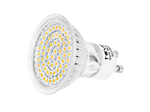 TEVEA LED Dimmbar GU10 230V Warmweiss ersetzt ca. 30W Halogen von TEVEA