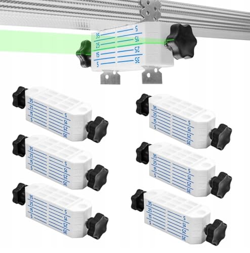 6 x Deckennivellierungshalter Profil CD60 ES Kleiderbügel Gipskartonplatte Regips von TEVO TECH