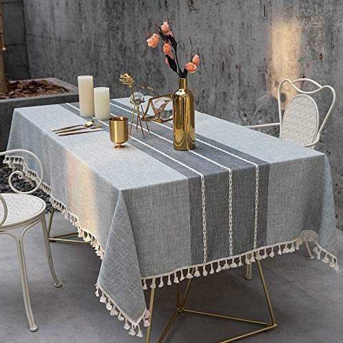 TEWENE Tischdecke Rectangle/Oblong, 55''x102''(8-10 Seats) grau von TEWENE