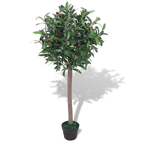 Kunstpflanze Künstlicher Lorbeerbaum mit Topf - 120 cm - Deko Pflanze Zimmerpflanze künstlich Kunstbaum von TEWTX7