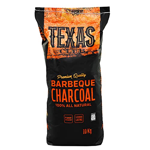 TEXAS CLUB Charcoal 10kg no Additives Charcoal for Grill Barbeque BBQ von TEXAS CLUB