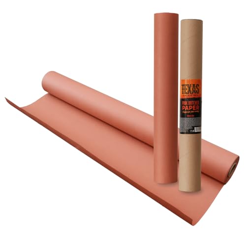 TEXAS CLUB Metzgerpapierrolle (60 cm x 30 m) Einwickelpapier zum Räuchern von Rinderbrust nach texanischer Art von TEXAS CLUB