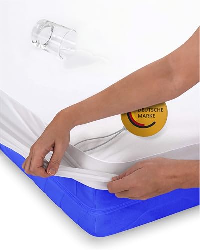 TEXMAXX® Matratzenschoner 80 x 200 cm - atmungsaktiv/wasserdichte Matratzenauflage/Inkontinenz Bettunterlage/waschbare Matratzenunterlage/Bettunterlage wasserdicht von TEXMAXX