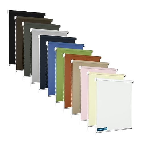 TEXMAXX® Verdunklungsrollo mit Bohren - 160x180cm (Rollobreite 164cm) in Terrakotta/Thermorollo/Fenster Rollos für innen/Sonnenschutz Fenster innen/Rollos für Fenster mit Bohren inkl. Zubehör von TEXMAXX