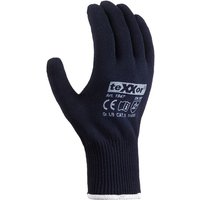 BIG - teXXor® Feinstrick-Handschuhe baumwolle/nylon blau/rote Noppen 9 von BIG