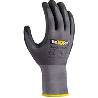 TeXXor® Nylon-Strickhandschuhe black touch® grau/schwarz 10 von BIG