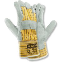 Texxor - Rindkernspaltleder-Handschuh eifel gelb/blau 1103 Größe 10 von TEXXOR