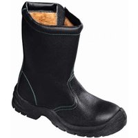 Texxor - S3-Winterreißverschlussstiefel zipper schwarz/grün 634036 Gr.36 von TEXXOR