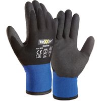 teXXor® Nylon-Winterhandschuhe HPT®, Schwarz/Blau von TEXXOR