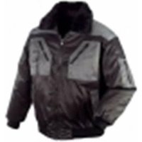 teXXor® Piloten-Jacke OSLO schwarz/anthr. 60% Poly. 40% Baum. 4170XXL Gr.XXL von TEXXOR