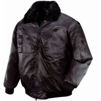 teXXor® Piloten-Jacke OSLO schwarz 60% Polyester 40% Baumw. 4176XXL Gr.XXL von TEXXOR