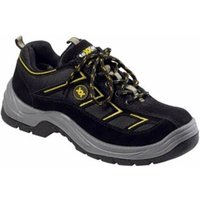 teXXor® S1-Sicherheitshalbschuhe METZ schwarz/gelb SRC, Stahlkappe 611344 Gr.44 von TEXXOR