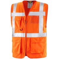 teXXor® Warnschutz-Weste DUNDAS 100% Polyester leuchtorange 4207 Gr. XS von TEXXOR