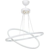 Pendelleuchte Muso zwei weiße Ringe Led MDL4438 von TEZETA